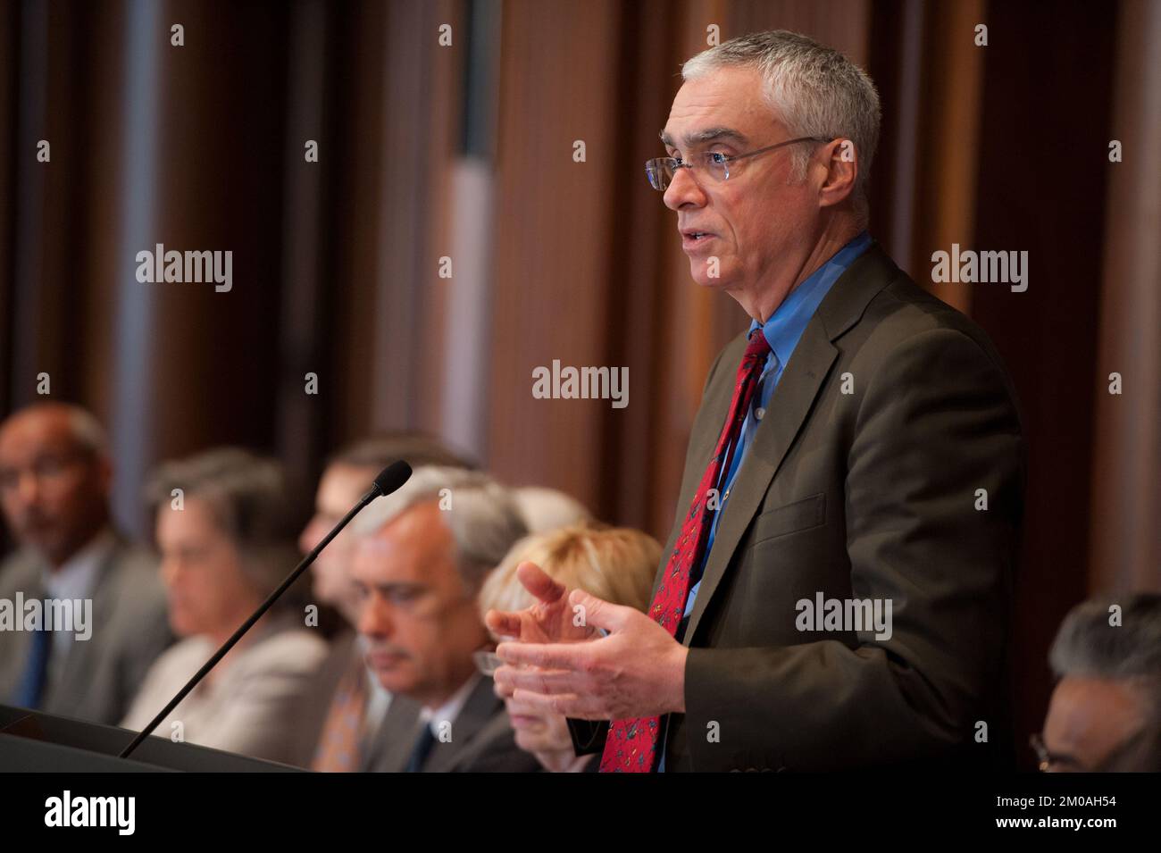 Ufficio dell'Amministratore - EPA Budget Press Call , Agenzia per la protezione ambientale Foto Stock