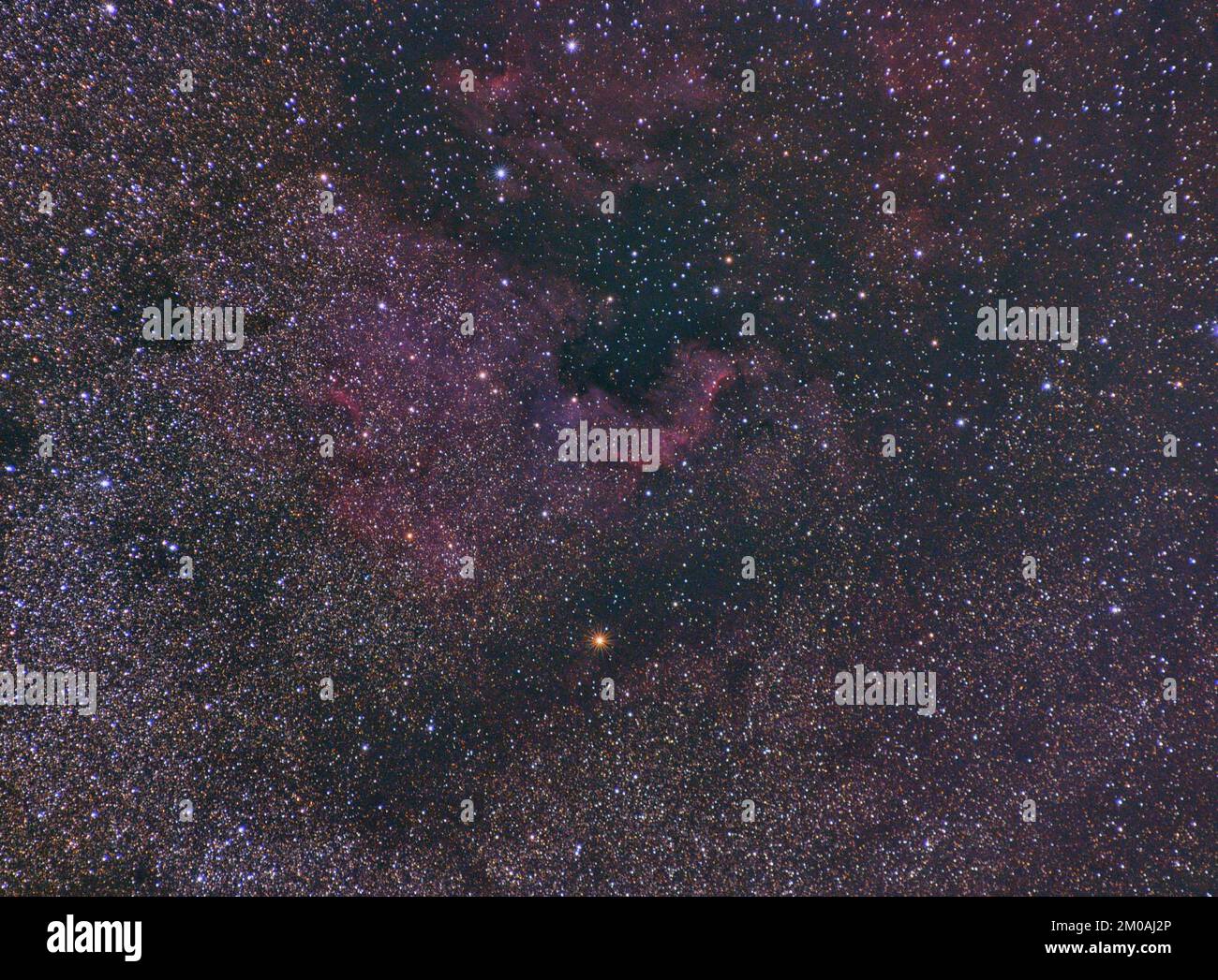 Una bella vista del Nord America Nebula Foto Stock