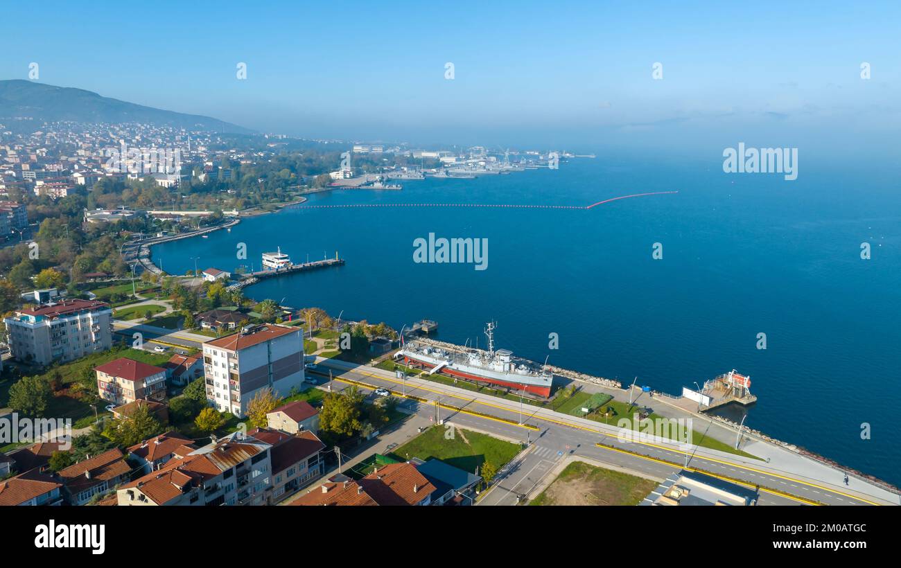 La provincia di Kocaeli si trova all'estremità più orientale del Mar di Marmara intorno al Golfo di Izmit. Foto Stock