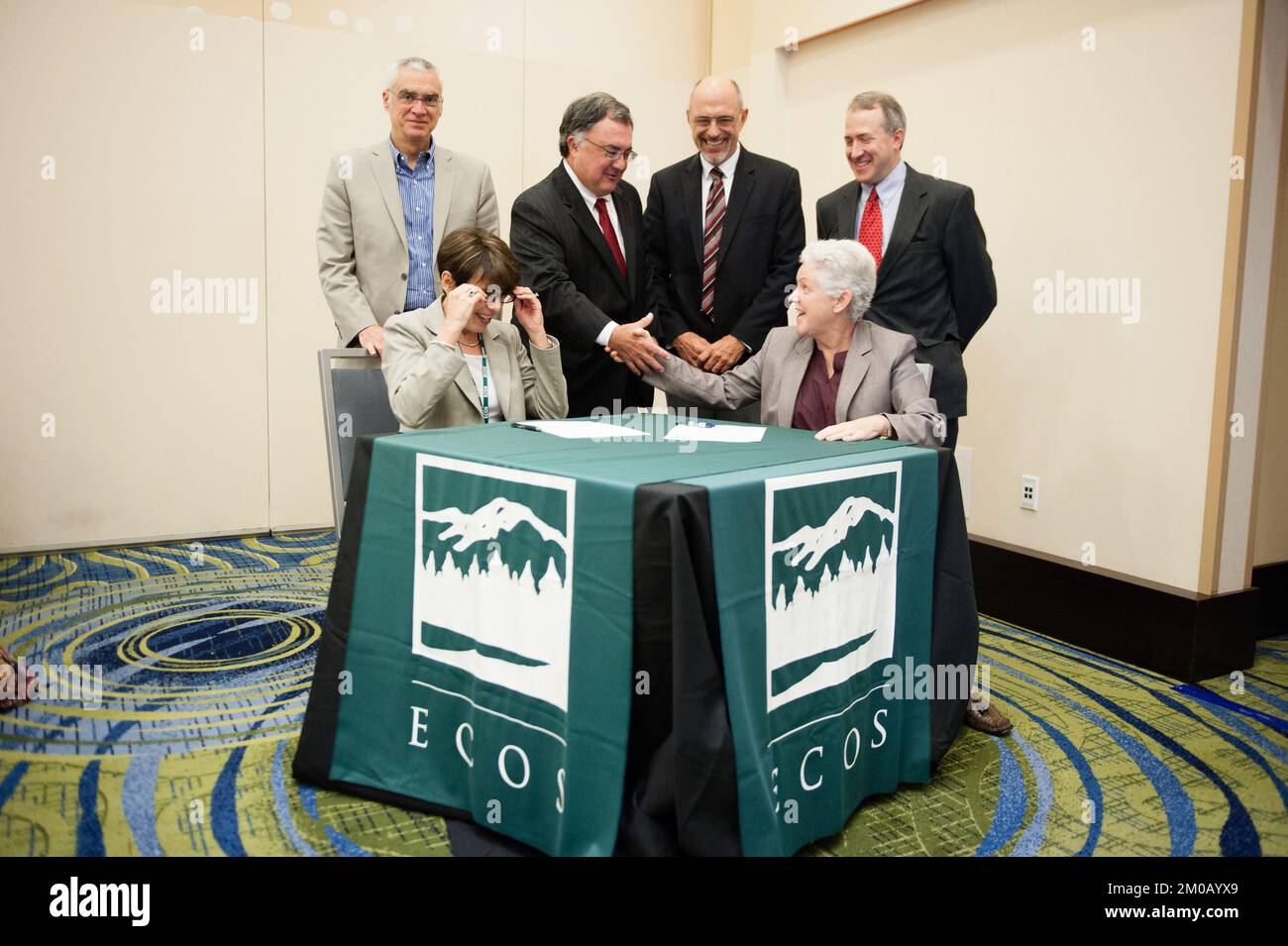 Ufficio dell'Amministratore - ECOS-EPA Workgroup - Consiglio ambientale degli Stati (ECOS) e riunione del Gruppo di lavoro di partenariato e prestazioni dell'EPA , Agenzia per la protezione ambientale Foto Stock