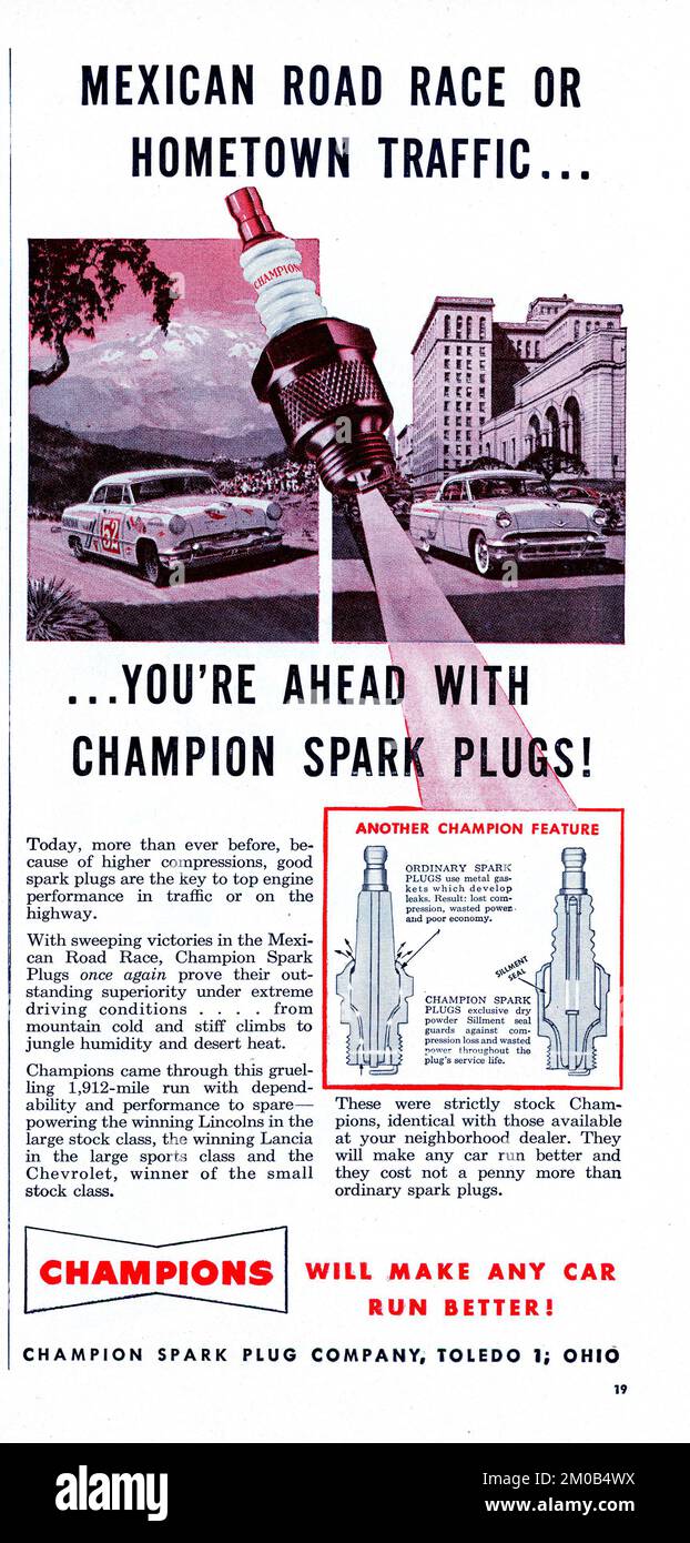 Vintage Aprile 1954 'Field & Stream' numero di rivista Advert, USA Foto Stock