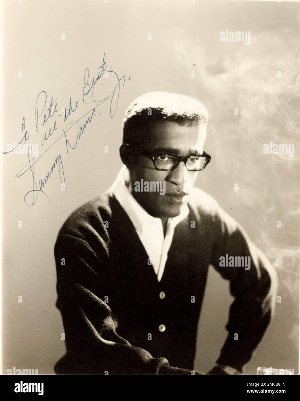 Sammy Davis Jr., americano, 1925 - 1990 in 1960 - cantante, ballerina, attore, comico, produttore cinematografico e regista televisivo americano. Foto Stock