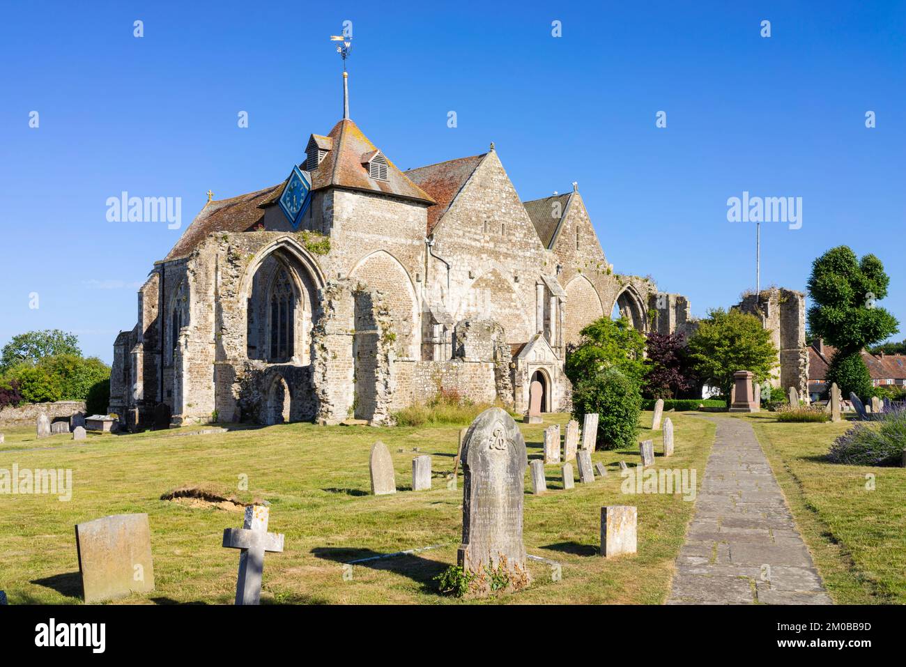 Winchelsea East Sussex Chiesa di San Tommaso Winchelsea Chiesa di San Tommaso Winchelsea Sussex Inghilterra GB Europa Foto Stock