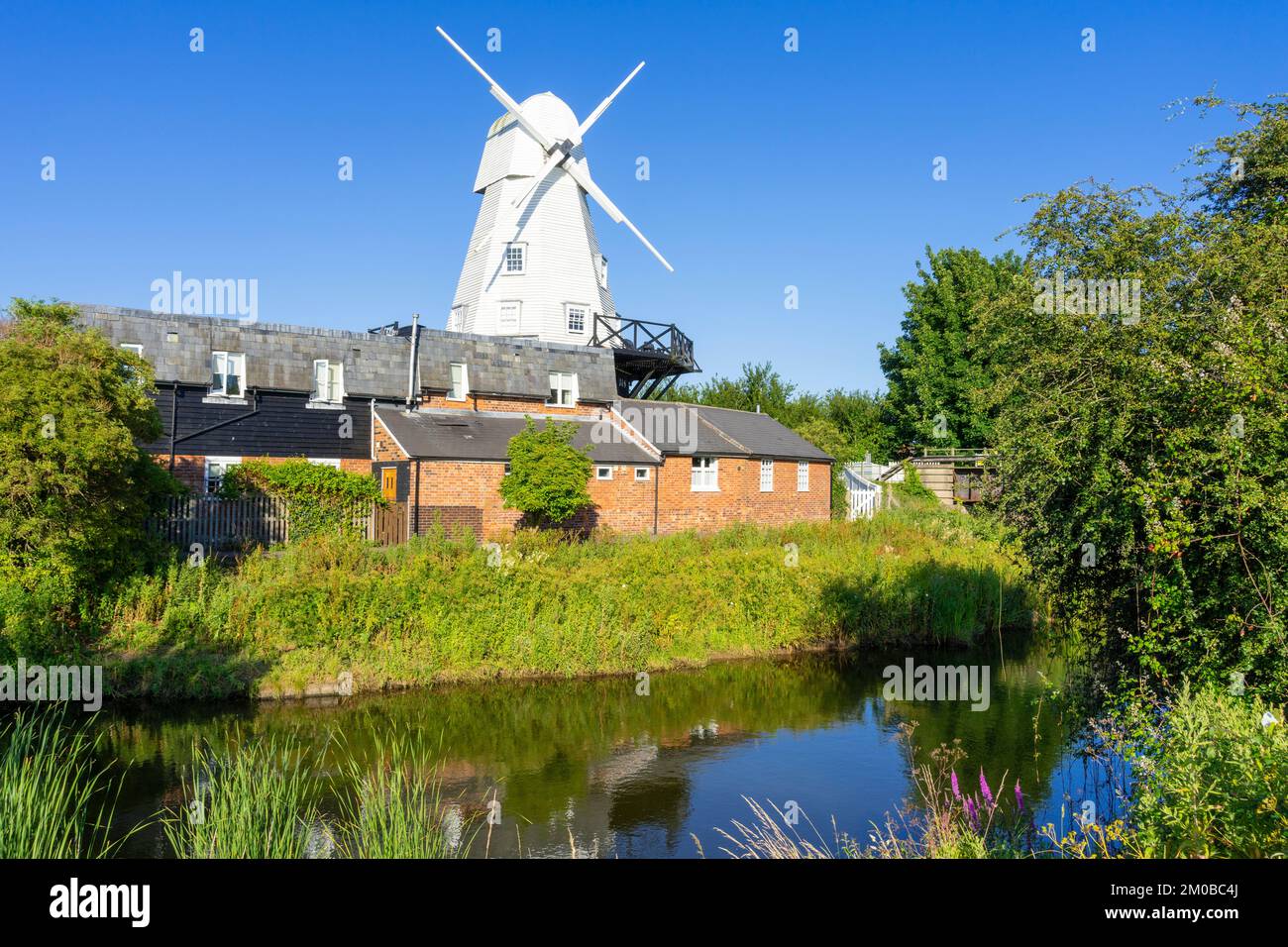 Segale East Sussex Rye Windmill B&B Gibet’s Marsh Rye East Sussex Inghilterra UK GB Europe Foto Stock