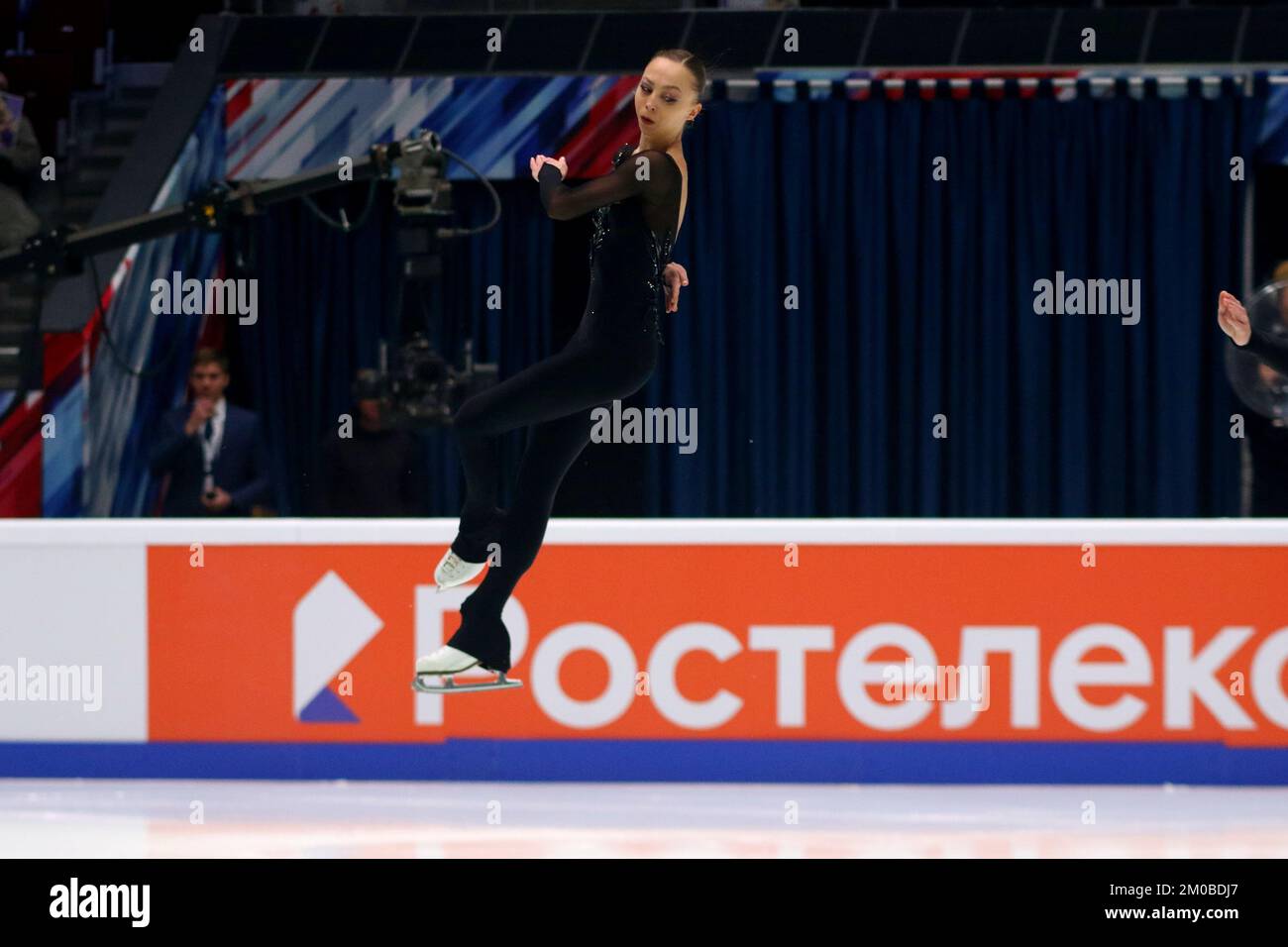 San Pietroburgo, Russia. 04th Dec, 2022. Aleksandra Boikova si esibisce durante i Campionati Russian Figure Skating del 2022 al Palazzo dello Sport di Yubileyny. Credit: SOPA Images Limited/Alamy Live News Foto Stock
