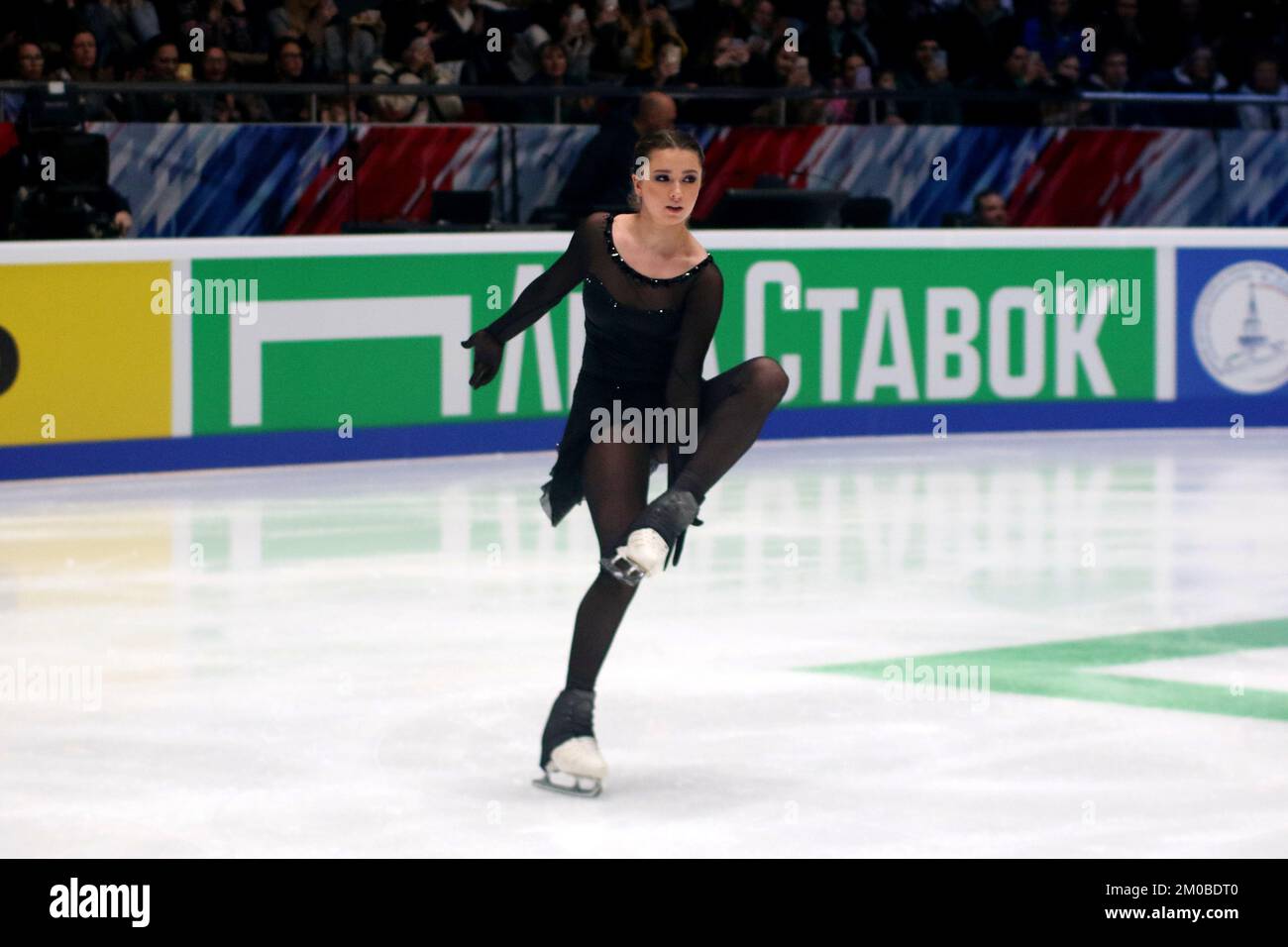 San Pietroburgo, Russia. 04th Dec, 2022. Kamila Valieva si esibisce durante i Campionati Russian Figure Skating del 2022 al Palazzo dello Sport di Yubileyny. (Foto di Konstantinov/SOPA Images/Sipa USA) Credit: Sipa USA/Alamy Live News Foto Stock