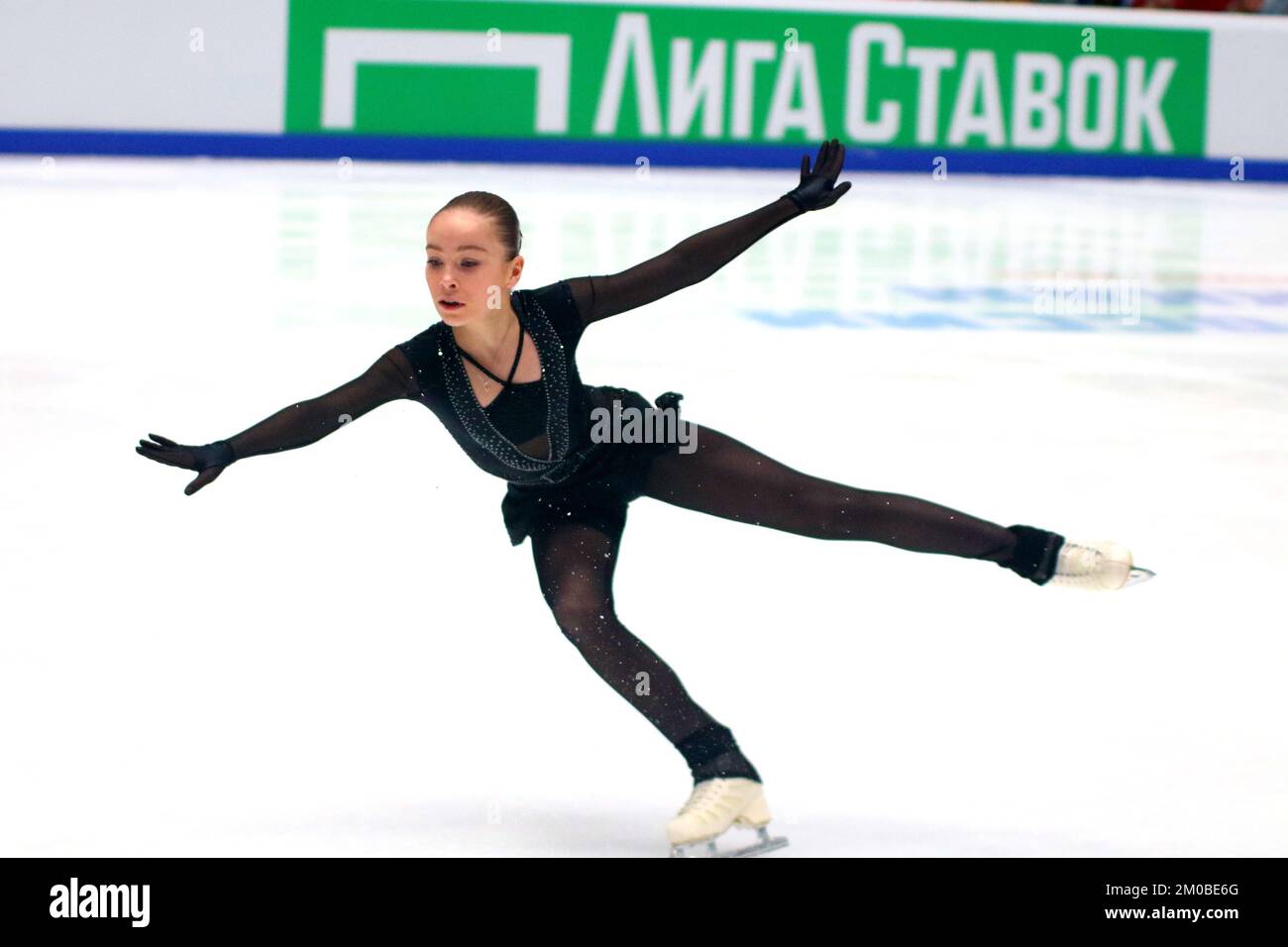 San Pietroburgo, Russia. 04th Dec, 2022. Sofia Titova si esibisce durante i Campionati Russian Figure Skating del 2022 al Palazzo dello Sport di Yubileyny. (Foto di Konstantinov/SOPA Images/Sipa USA) Credit: Sipa USA/Alamy Live News Foto Stock