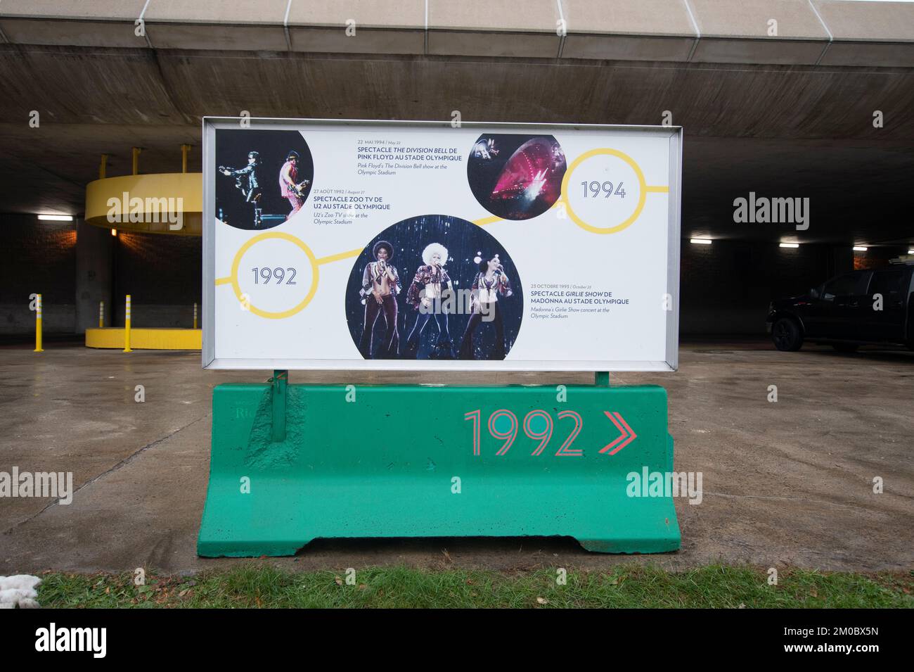 1992 - 1994 Storia dello Stadio Olimpico a Montreal, Quebec, Canada Foto Stock