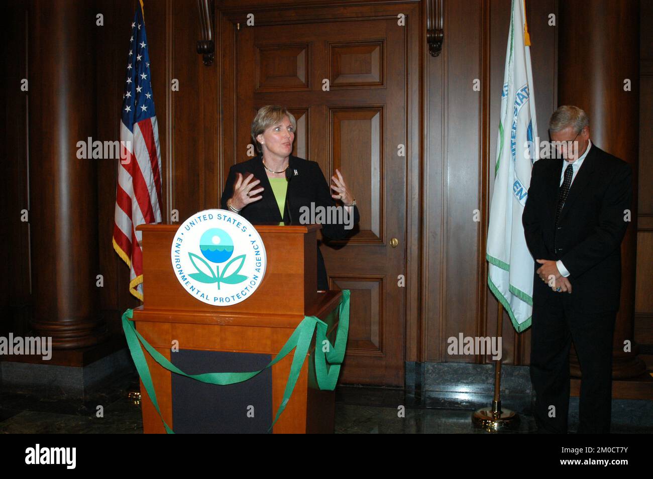 Arrivare a Green , Agenzia per la protezione ambientale Foto Stock