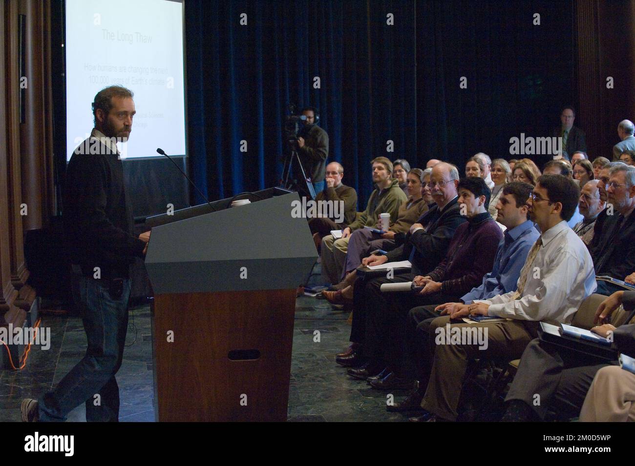 Office of Administration and Resource Management - Transformational Leadership Conference (TLC) con David Archer. Presentazione 'The Long Thaw' , Agenzia per la protezione ambientale Foto Stock