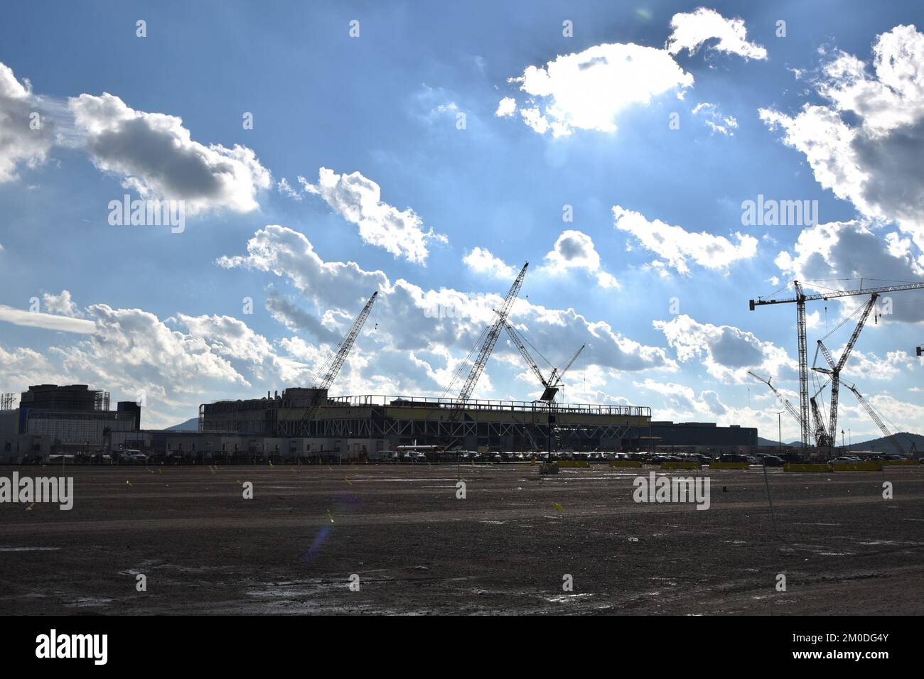 Nuova fabbrica in costruzione per Taiwan Semiconductor a Phoenix, Arizona Foto Stock