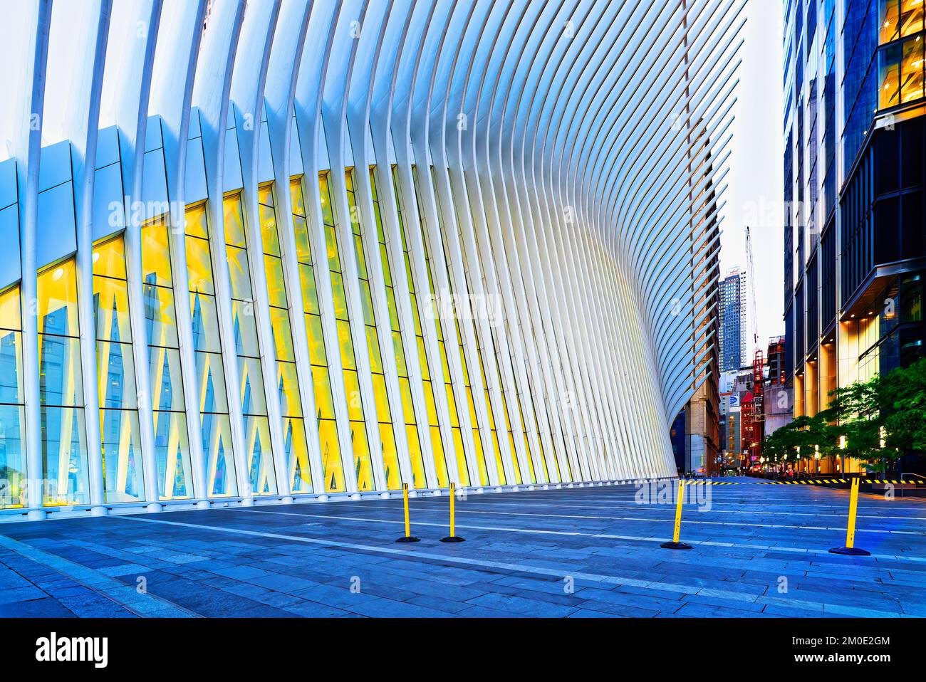 L'Oculus World Trade Center di New York City Foto Stock