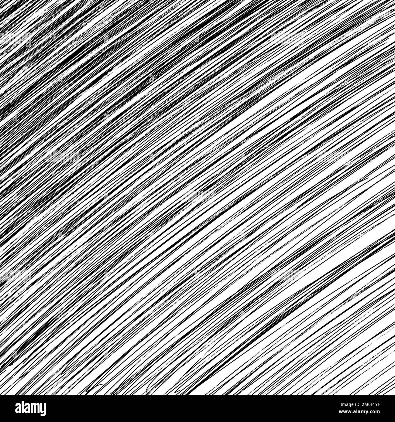 Linee tratteggio a croce Abstract Black Foto Stock