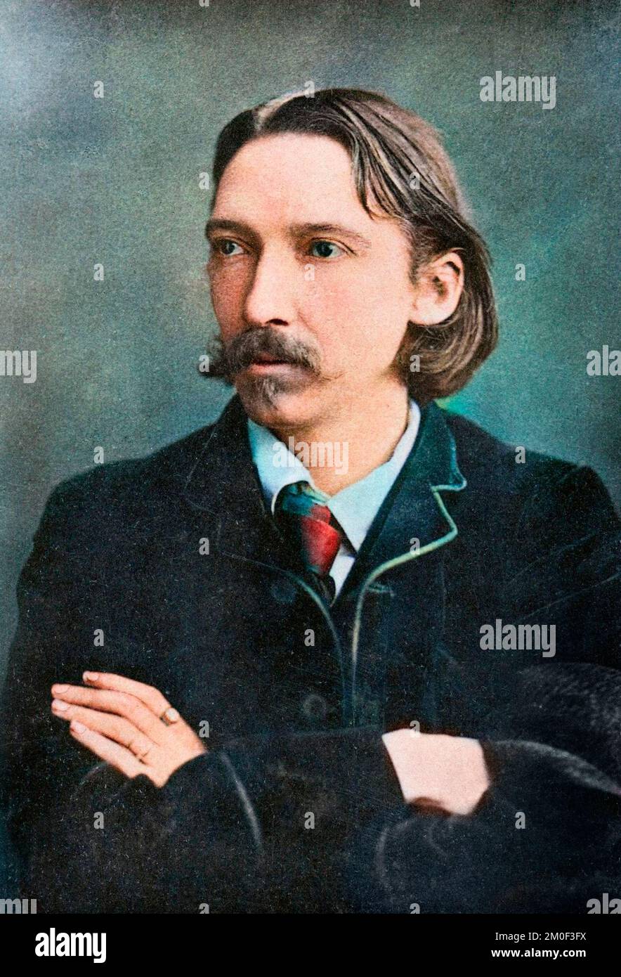 Robert Louis Stevenson - scrittore scozzese Foto Stock