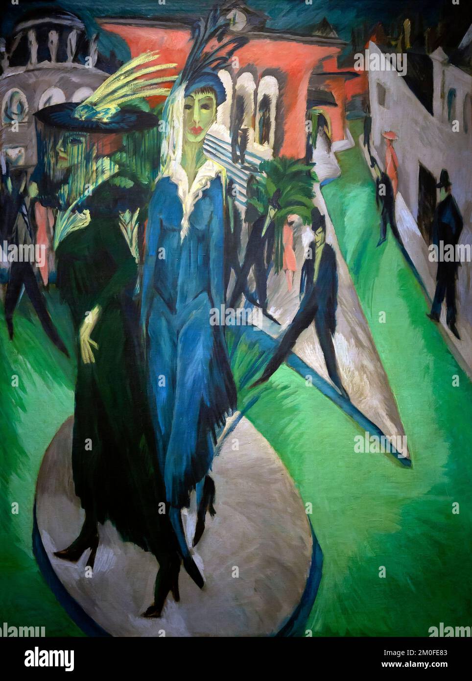 Potsdamer Platz, Ernst Ludwig Kirchner, 1914, Berlin Neue Nationalgalerie, Berlino, Germania, Europa Foto Stock