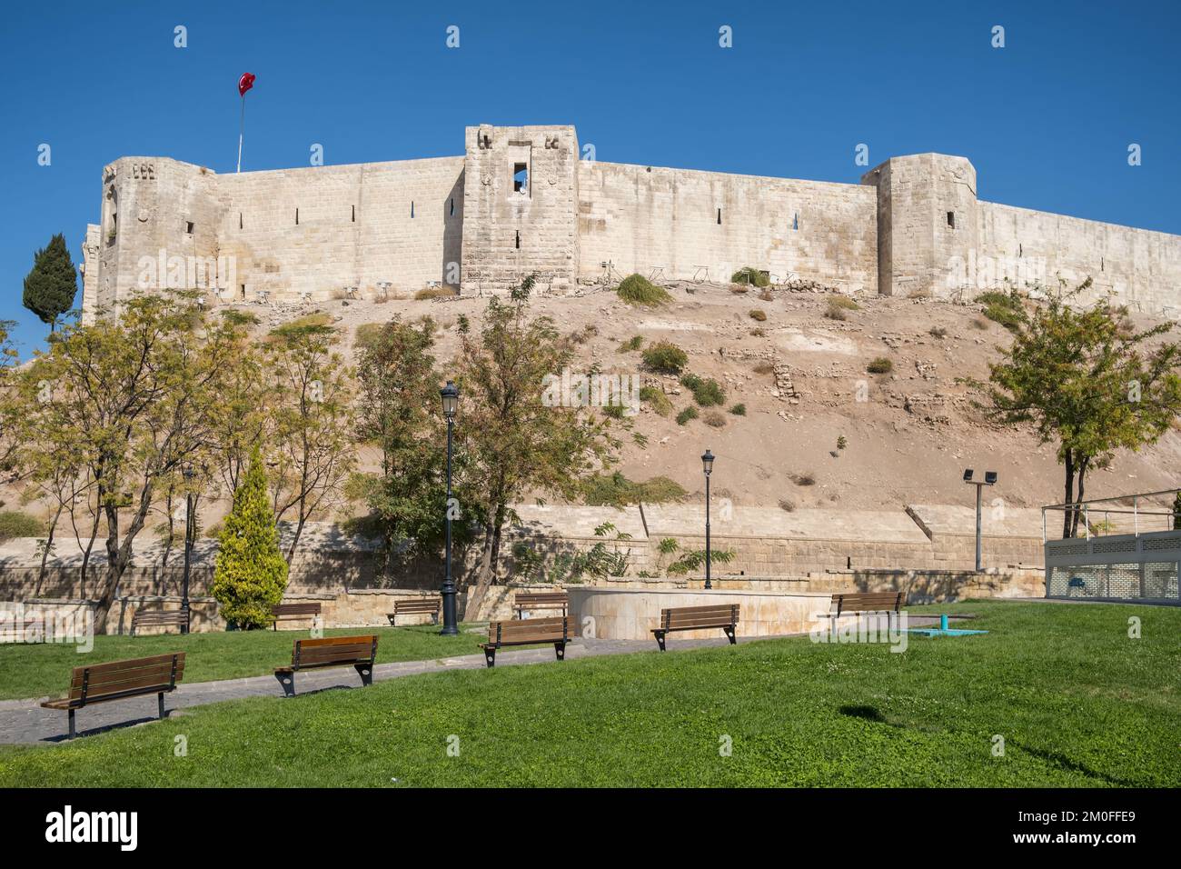 Castello di Gaziantep a Gaziantep, Turchia Foto Stock
