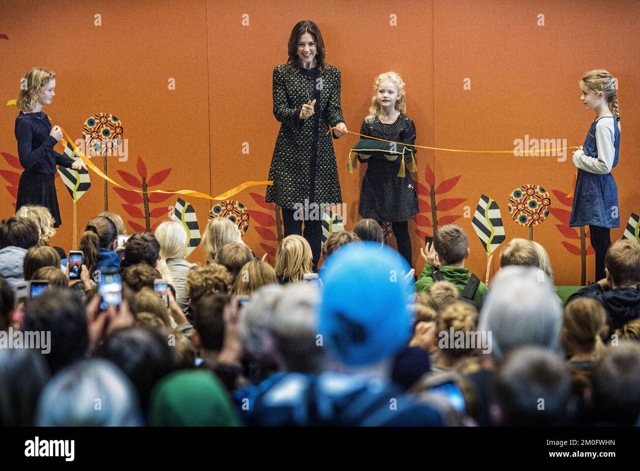 La Principessa Mary di Crown apre il Festival Internazionale della Letteratura del childrenÂ - Festival di Hay ad Aarhus, Danimarca, 26 ottobre 2017. /Ritzau/Casper Dalhoff. Foto Stock