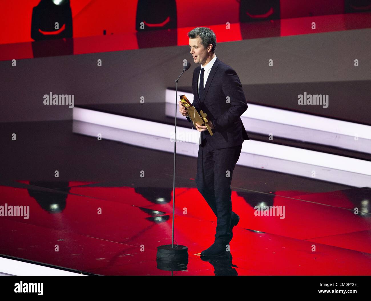 Il 5th 2019 gennaio si è tenuta a BOXEN, a Herning, la cerimonia di premiazione sportiva danese 2018. Tra i premi messi in palio c'era la persona dell'anno dello sport, presentata dal principe ereditario Frederik. Il premio è andato alla tennista Caroline Wozniacki che non ha potuto partecipare a causa della preparazione per la sua difesa di titolo all'Australian Open. Foto Stock Il 5th 2019 gennaio si è tenuta a BOXEN, a Herning, la cerimonia di premiazione sportiva danese 2018. Tra i premi messi in palio c'era la persona dell'anno dello sport, presentata dal principe ereditario Frederik. Il premio è andato alla tennista Caroline Wozniacki che non ha potuto partecipare a causa della preparazione per la sua difesa di titolo all'Australian Open. Foto Stock