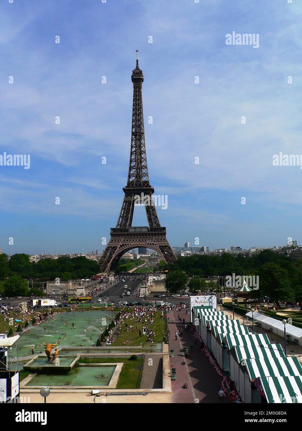 Parigi, Francia. Torre Eiffel Foto Stock