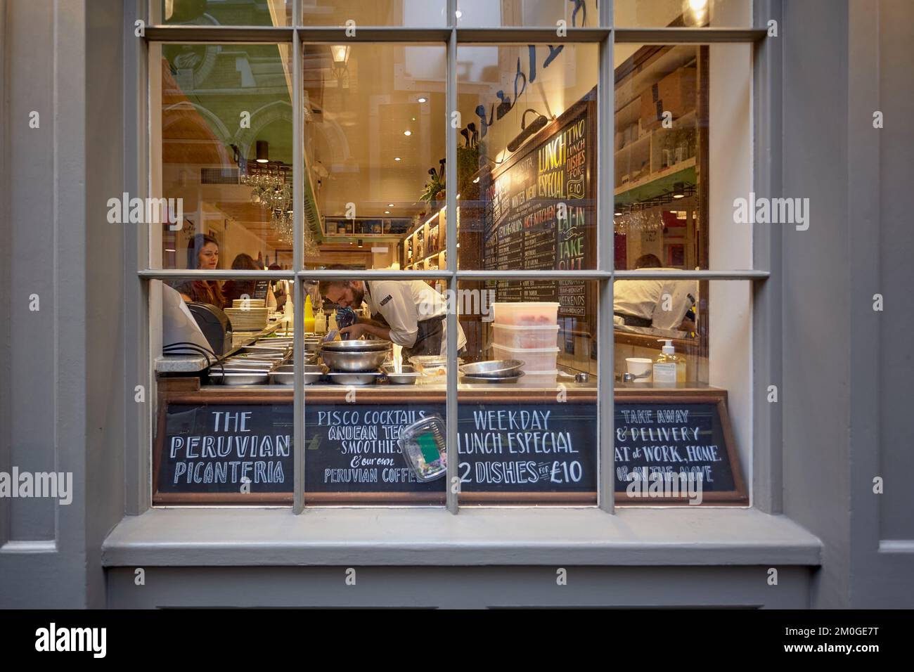 La Picanteria peruviana, Pisco Bar, Londra, Regno Unito Foto Stock