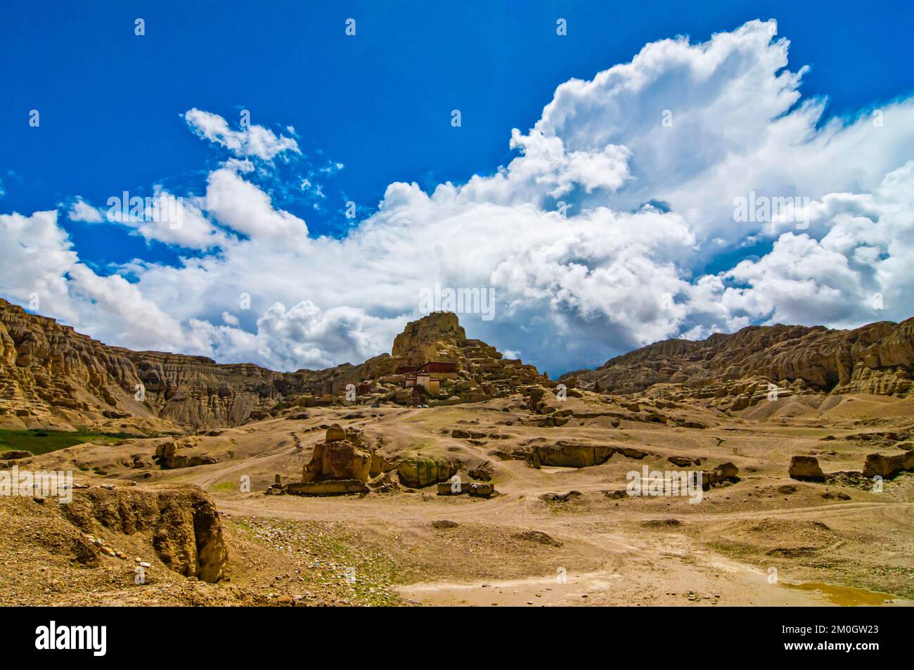 Il regno di Guge, Tibet occidentale, Asia Foto Stock