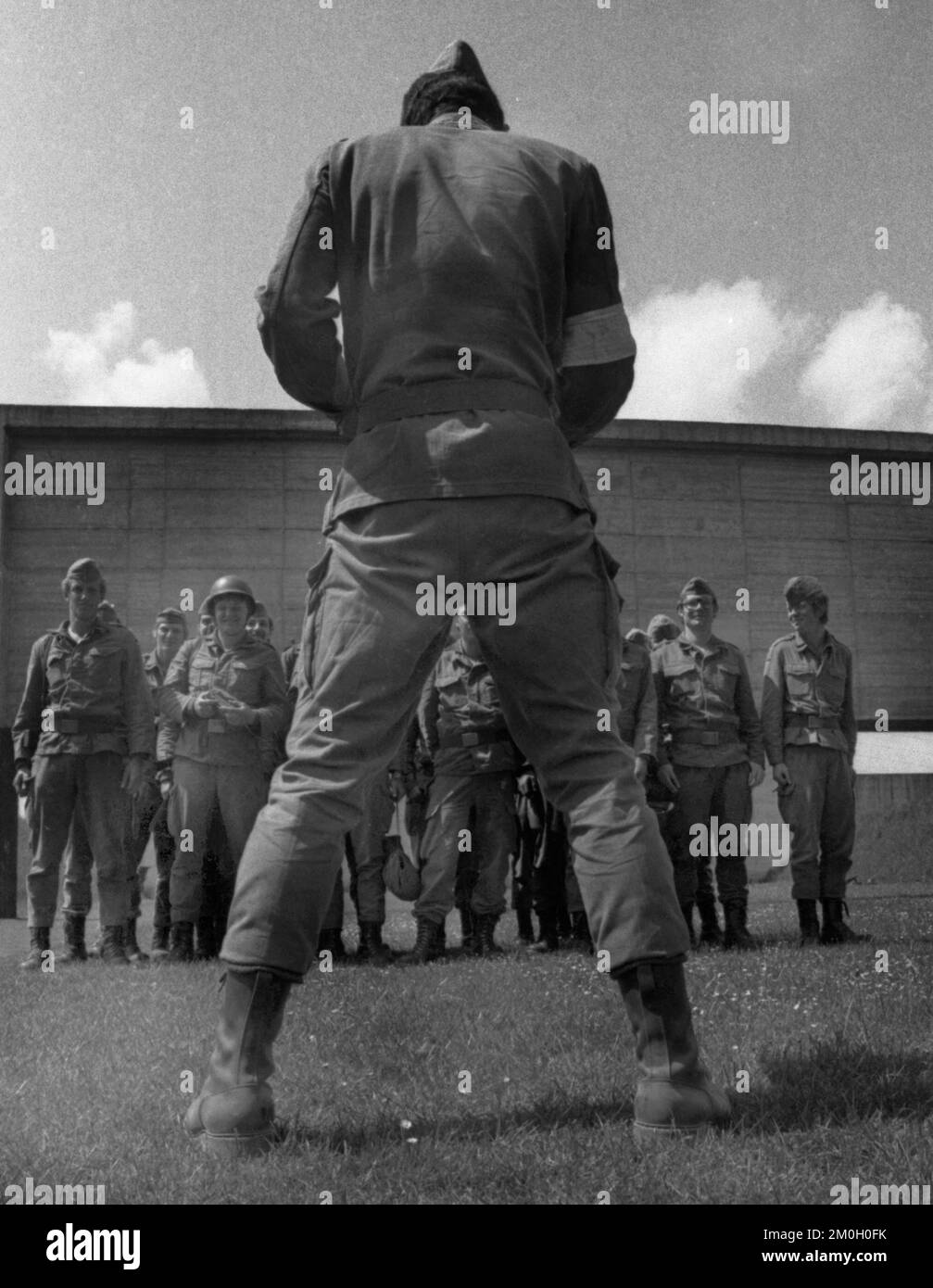 La vita quotidiana della Bundeswehr reclute in una caserma su 26.05.1976 a Hemer, Germania, Europa Foto Stock