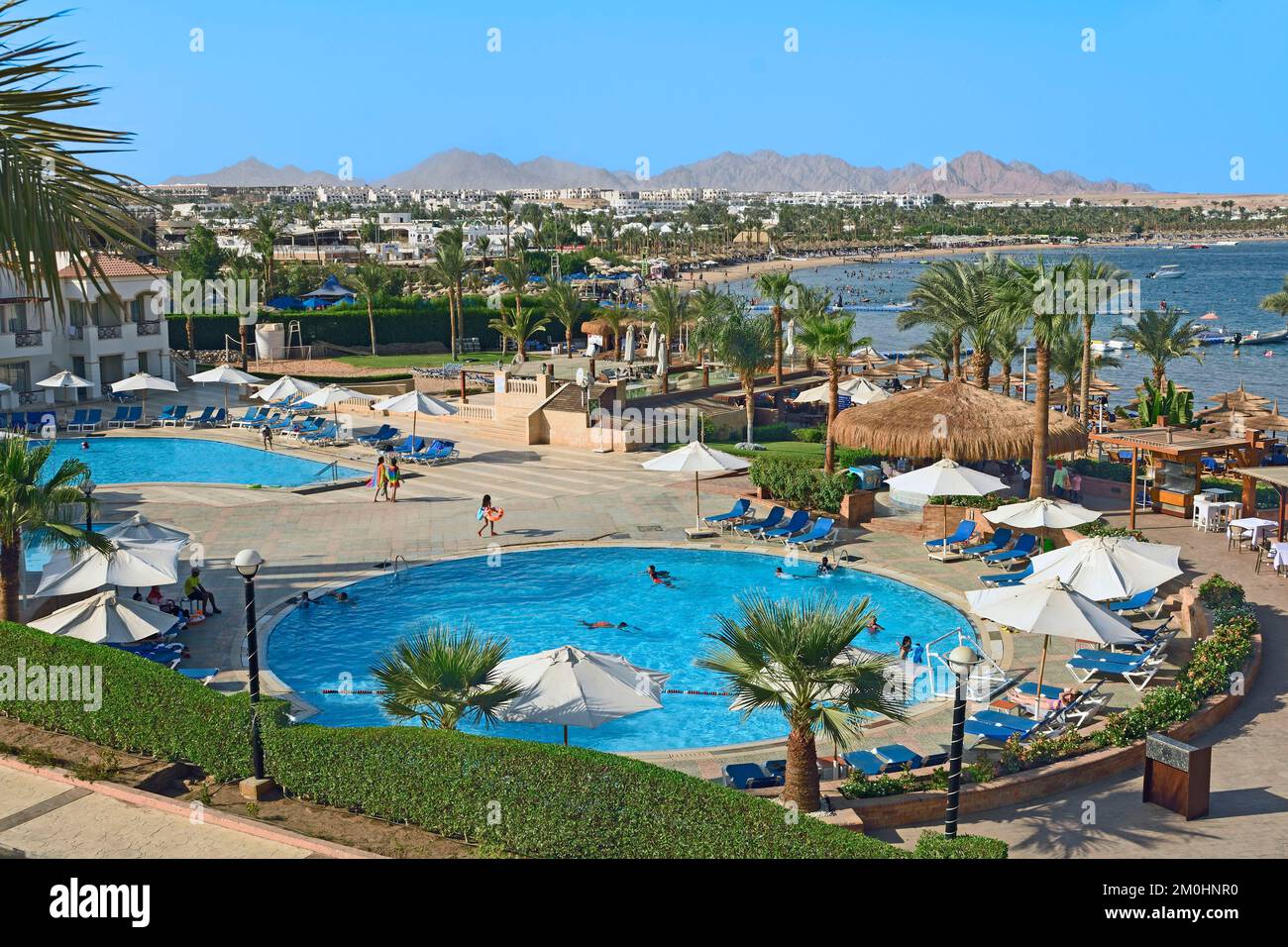 Egypte, Sina?, Sharm-el-sheikh, Baia di Naama Foto Stock