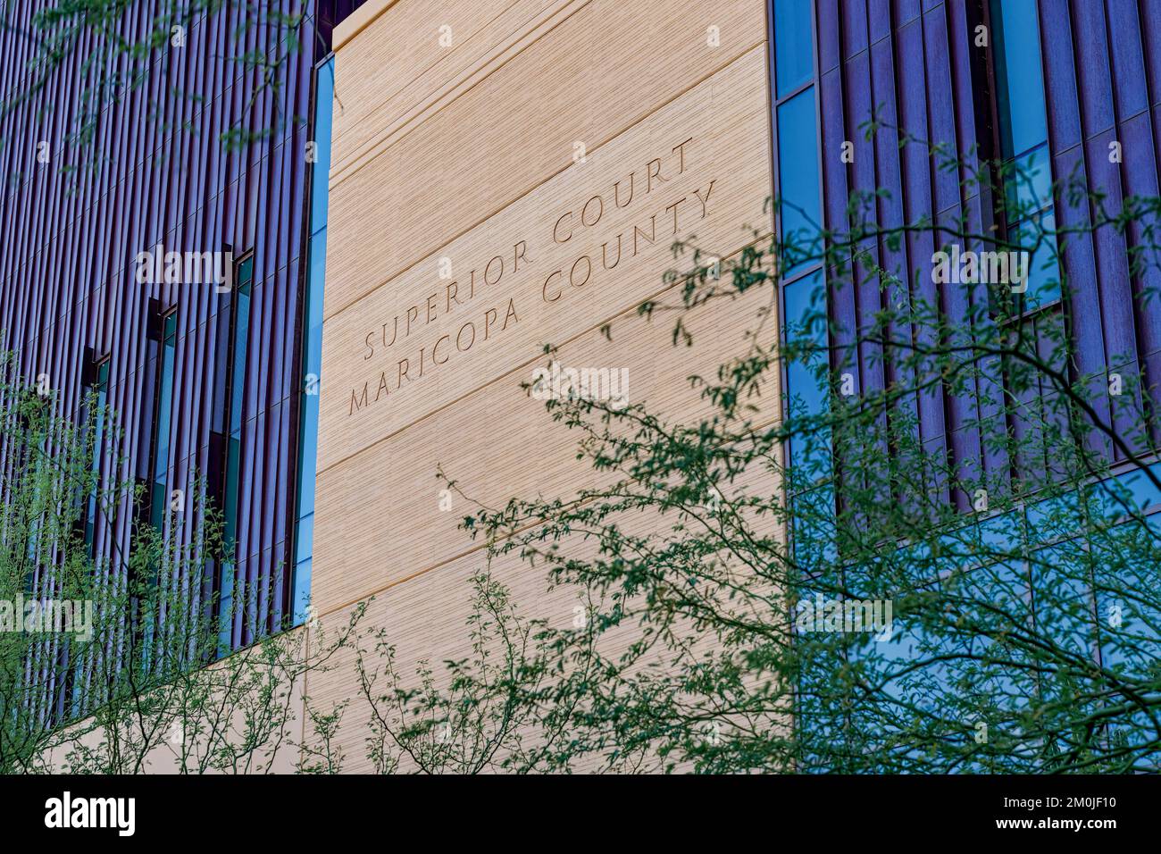 Edificio della Contea di Maricopa, a Phoenix, Arizona, 10 novembre 2022 Foto Stock