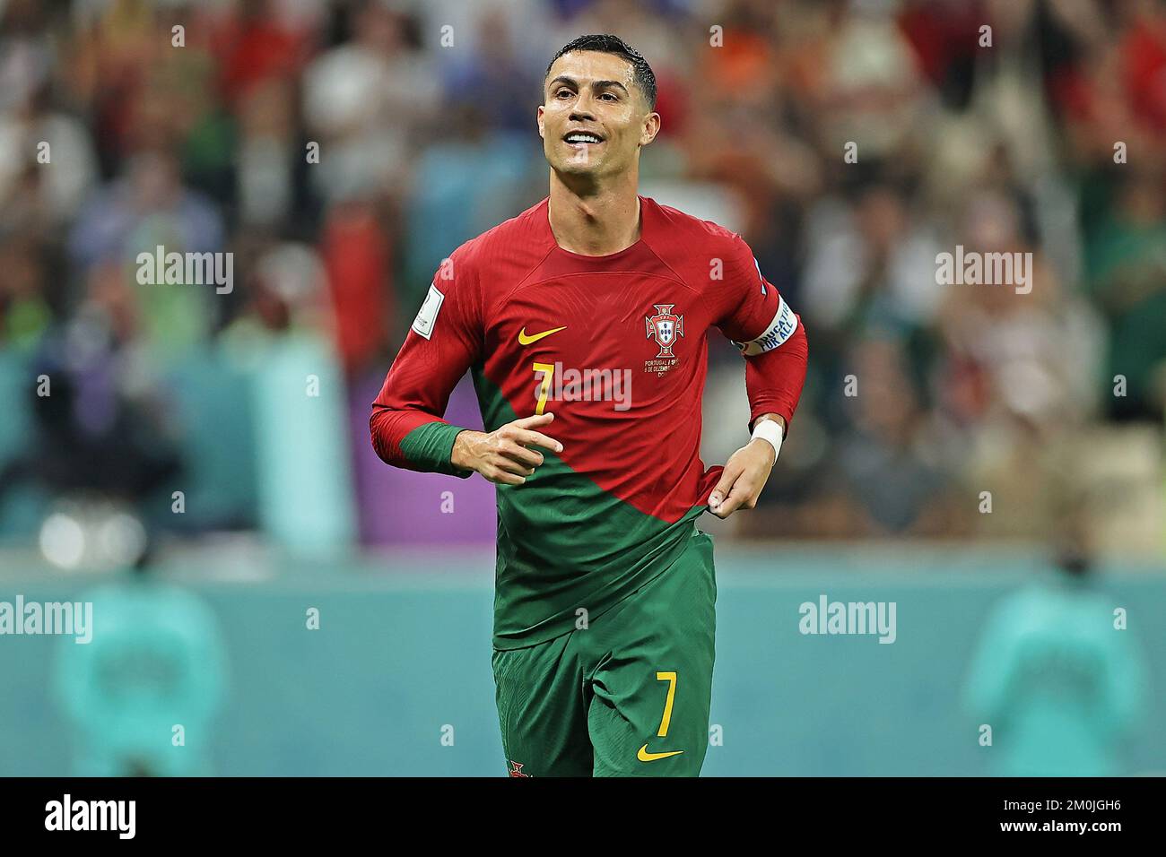 Lusail Stadium, Qatar. 6th Dec, 2022. Coppa del mondo FIFA, finale 16 tappa, Portogallo contro Svizzera: Cristiano Ronaldo del Portogallo Credit: Action Plus Sports/Alamy Live News Foto Stock