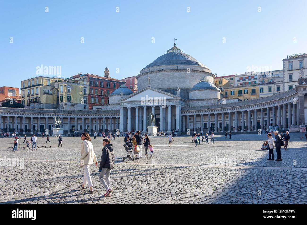 Chiesa di San Francesco di Paola, Piazza del Plebiscito, Napoli (Napoli), Regione Campania, Italia Foto Stock