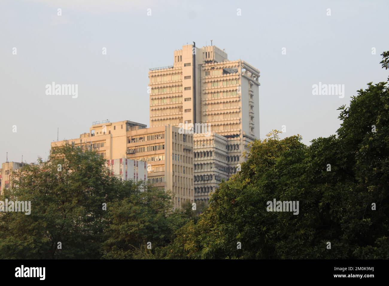 Veduta aerea del centro di delhi vicino Connaught Place New delhi india Foto Stock