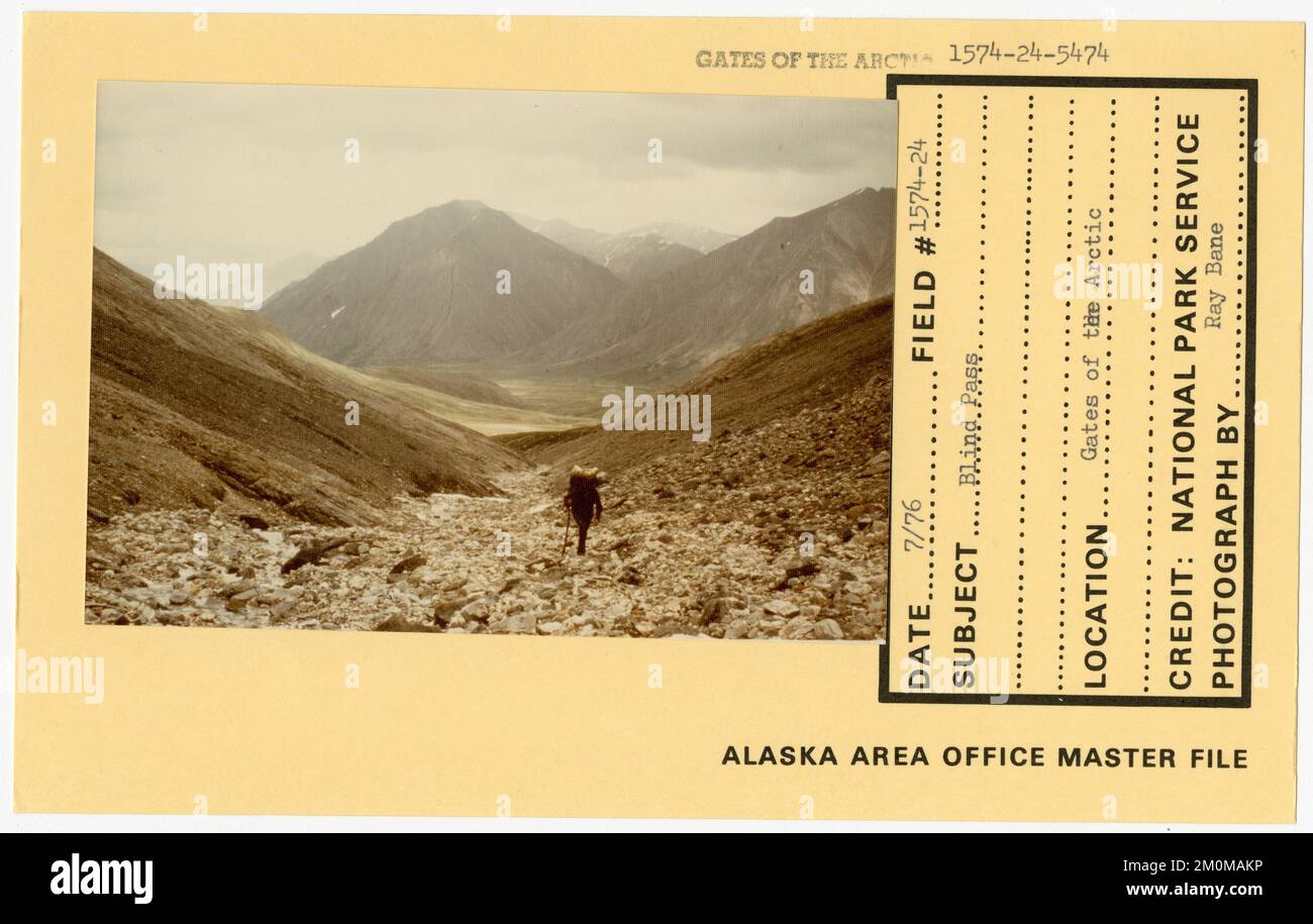 Passaggio cieco. Alaska Task Force fotografie Foto Stock