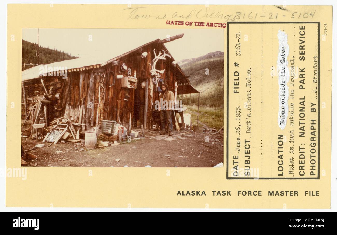 Luogo di Burt: Nolan. Alaska Task Force fotografie Foto Stock