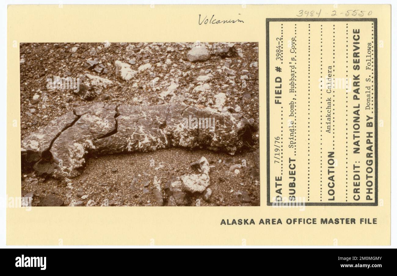 Bomba a fusello, Hubbard's Cove. Alaska Task Force fotografie Foto Stock