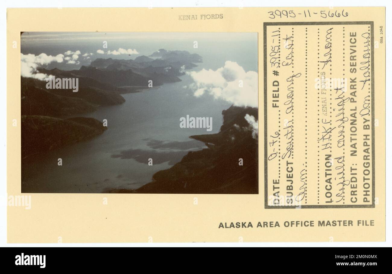 Sud lungo East Arm. Alaska Task Force fotografie Foto Stock