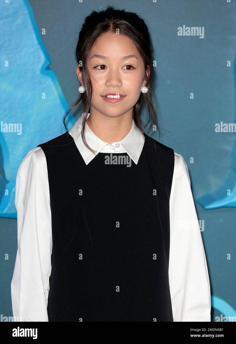 04 dicembre 2022 - Londra, Inghilterra, Regno Unito - Trinity Jo-li Bliss partecipazione Avatar: The Way of Water Photocall, Corinthia Hotel, Londra Foto Stock