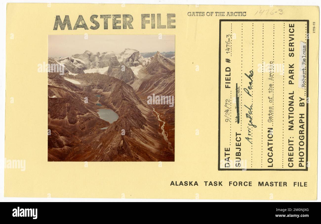 Arrigetch picchi. Alaska Task Force fotografie Foto Stock