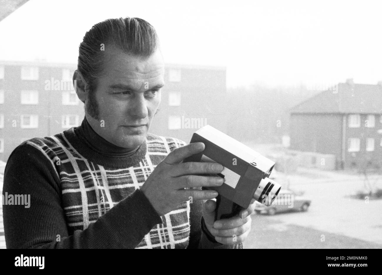 La vita e la vita quotidiana della famiglia di un lavoratore su 11.12.1975 a Duisburg-Walsum, Germania, Europa Foto Stock