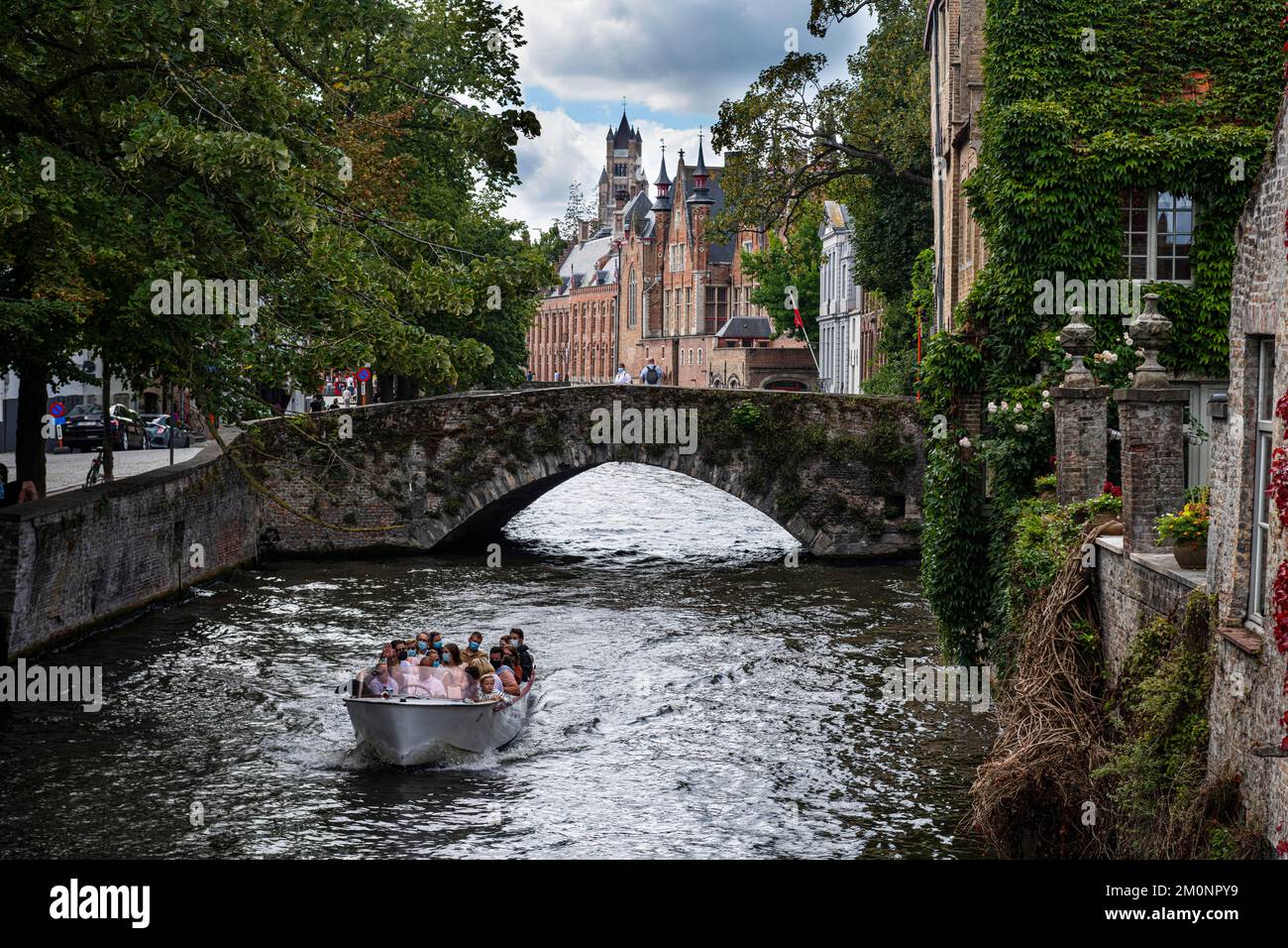 Sito patrimonio mondiale dell'UNESCO Bruges, Belgio, Europa Foto Stock