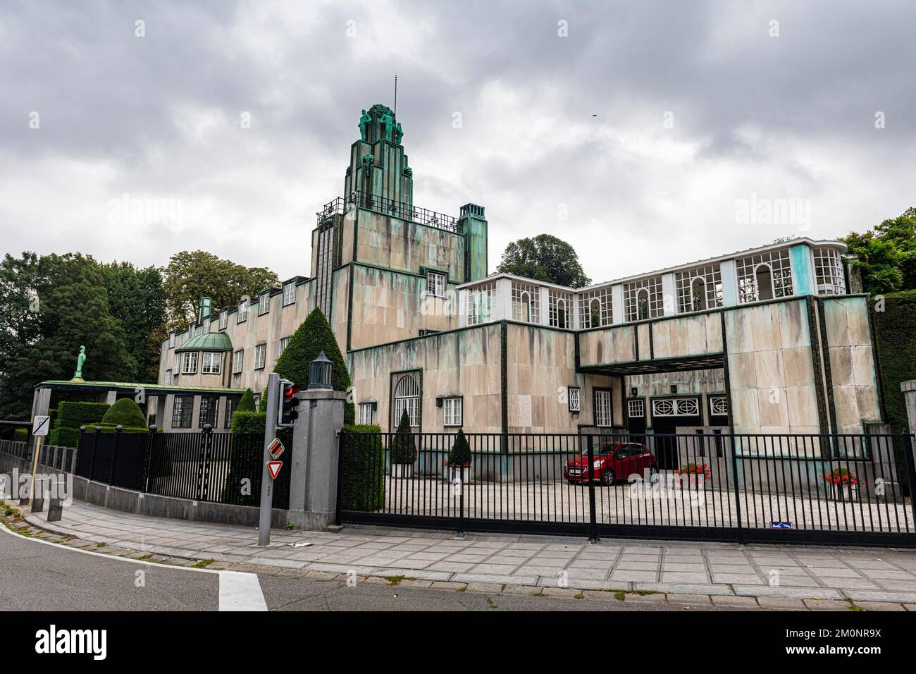 Sito patrimonio dell'umanità dell'UNESCO Stoclet Palace, Bruxelles, Belgio, Europa Foto Stock