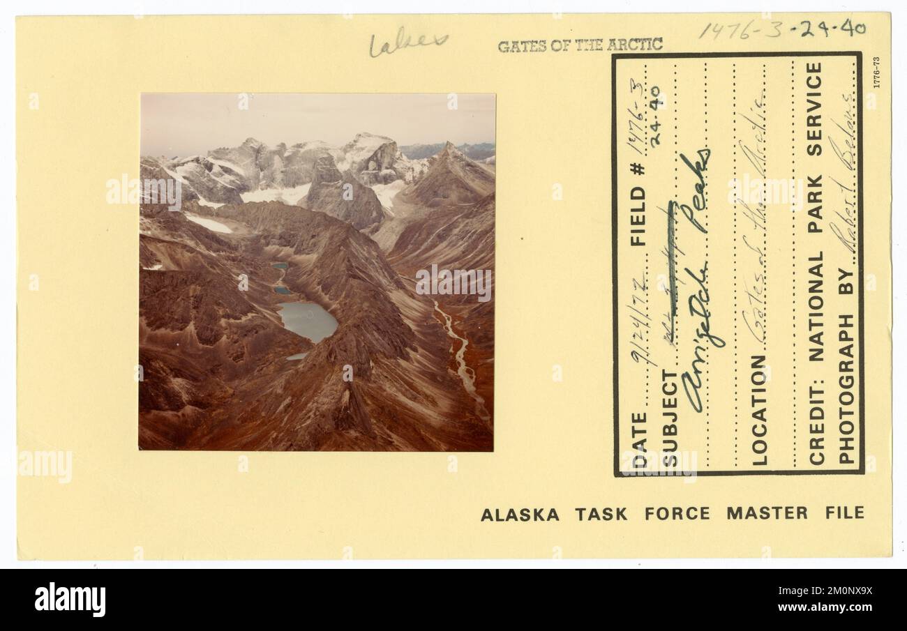 Arrigetch picchi. Alaska Task Force fotografie Foto Stock