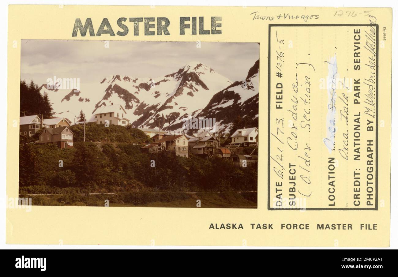 Cordova (sezione precedente). Alaska Task Force fotografie Foto Stock