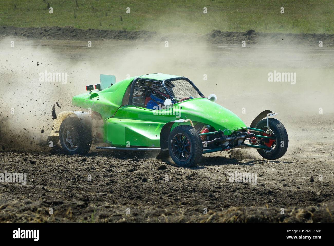 Corse di auto sportive in pista. Foto Stock