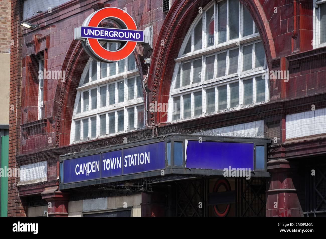 Metropolitana di Camden Town, stazione della metropolitana Londra Inghilterra Regno Unito Regno Unito Foto Stock