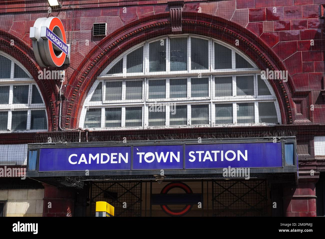 Metropolitana di Camden Town, stazione della metropolitana Londra Inghilterra Regno Unito Regno Unito Foto Stock