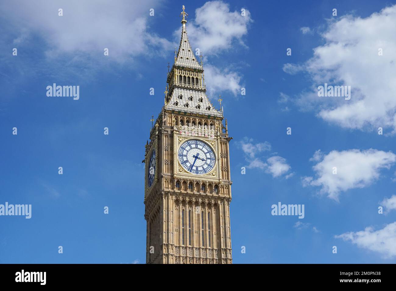 Big Ben o Elizabeth Tower a Londra Inghilterra Regno Unito Foto Stock