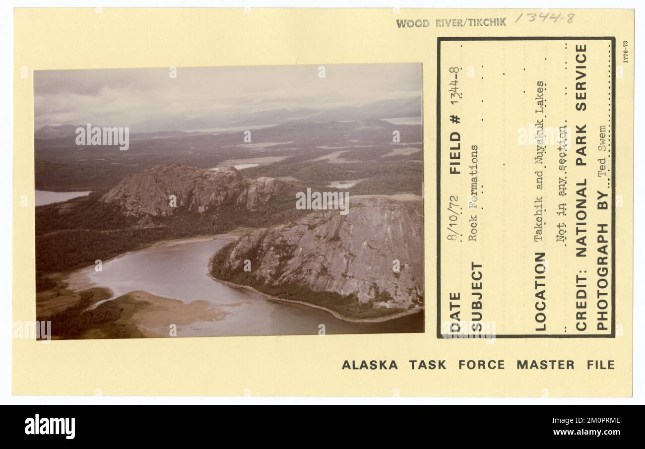 Formazioni rocciose. Alaska Task Force fotografie Foto Stock