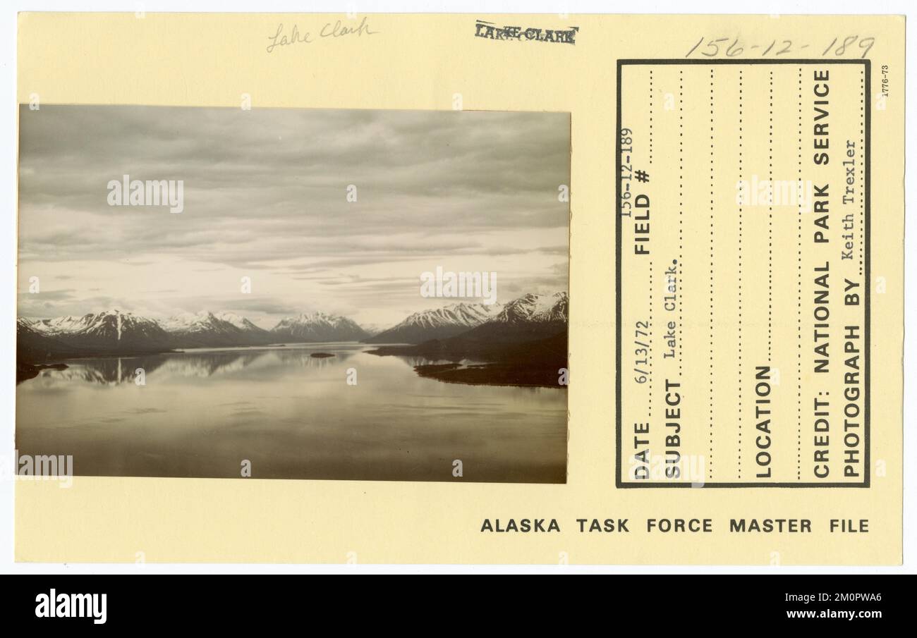 Lago Clark. Alaska Task Force fotografie Foto Stock