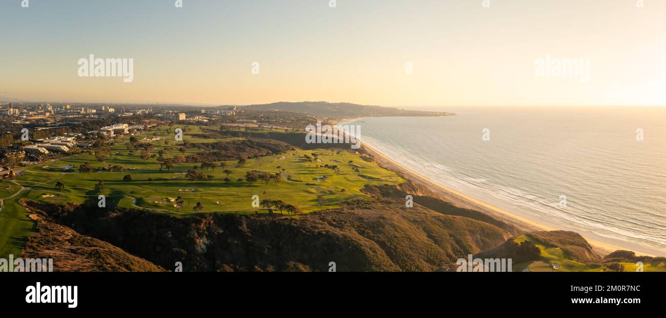 Campo da golf al Torrey Pines di la Jolla, California Foto Stock