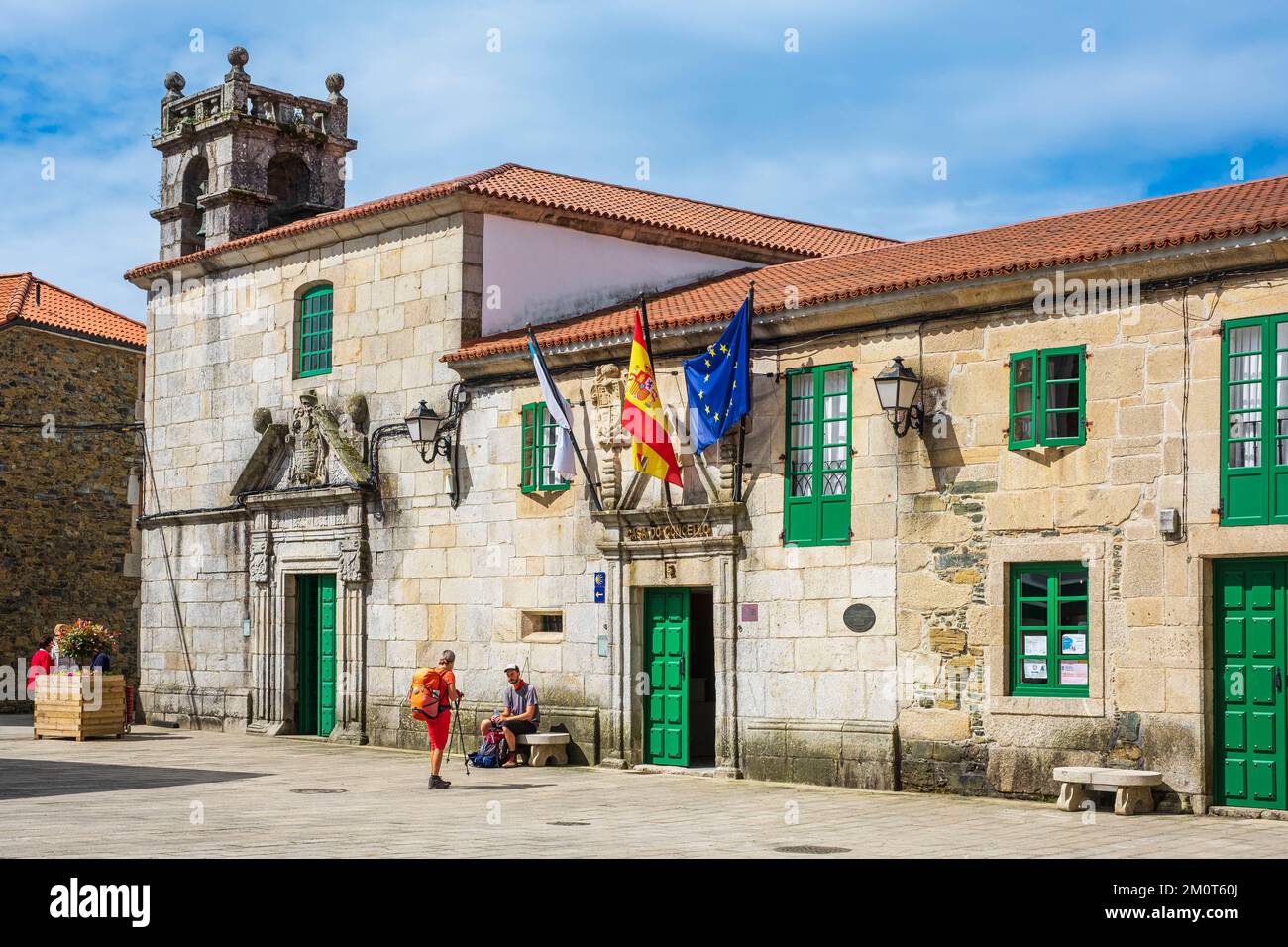 Spagna, Galizia, Melide, tappa del Camino Primitivo e del Camino Franc